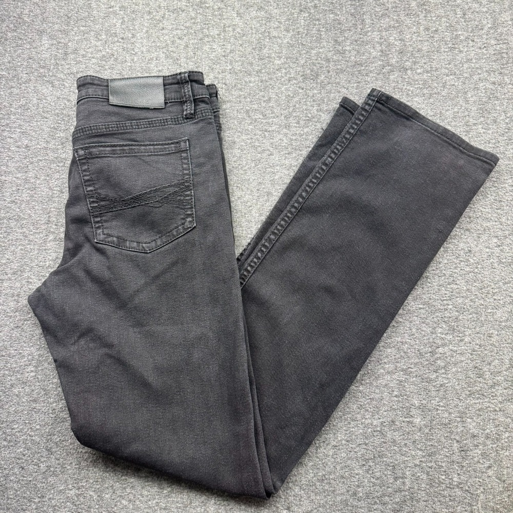 Rank 45 Straight Leg‎ Black Jeans Mens 32x34 (34x36) Denim Pants